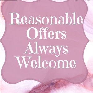 Reasonable offers welcome!